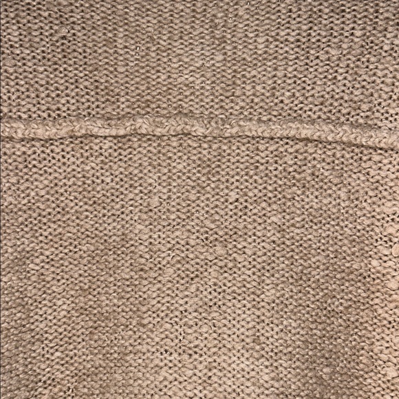 KENJI Anthropologie Women’s Slouchy Cozy V-Neck Sweater in Classic Tan Large - Picture 5 of 14